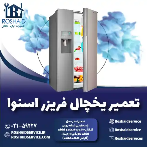 تعمیر یخچال فریزر اسنوا روشاید سرویس